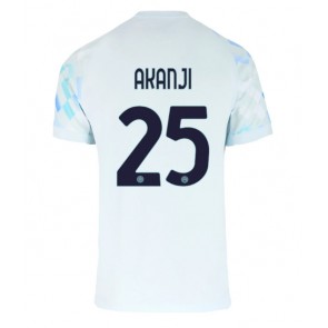 Inter Milan Manuel Akanji #25 Segunda Equipación 2025-26 Manga Corta